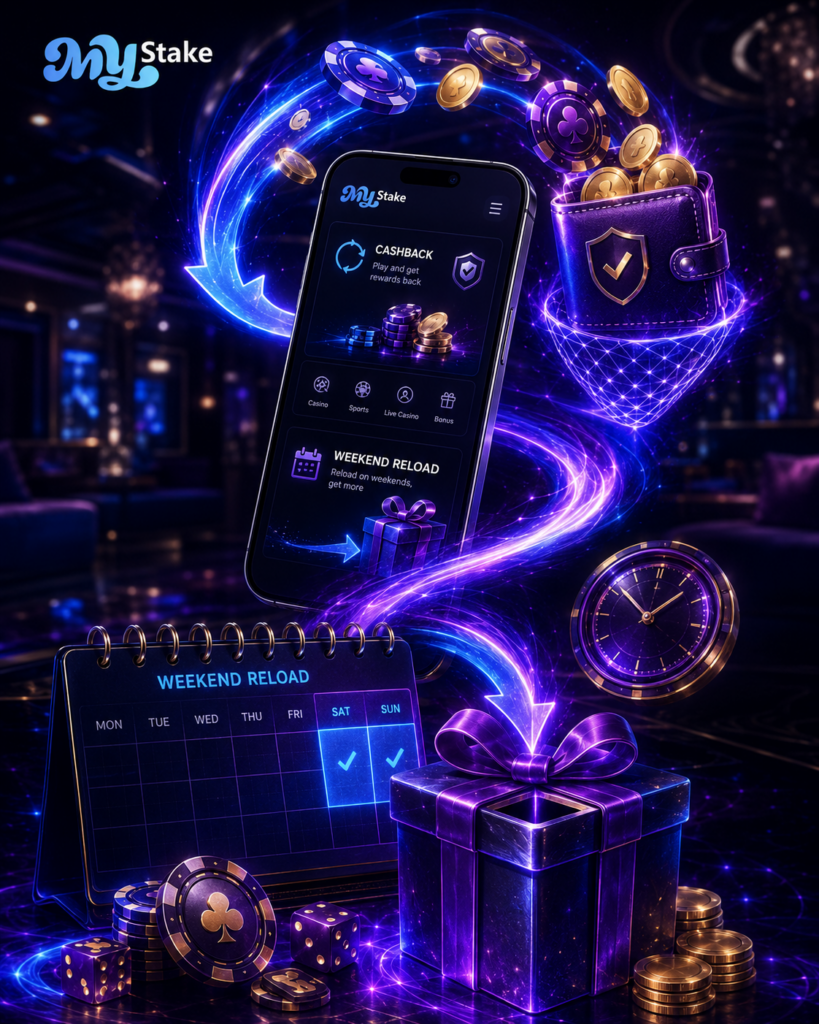 Niveles del programa VIP Galaxy de MyStake con cashback, free spins y recompensas exclusivas